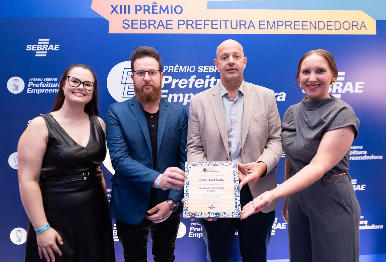 Nova Itaberaba conquista 1º lugar e Pinhalzinho fica entre os melhores no Prêmio Sebrae Cidade Empreendedora