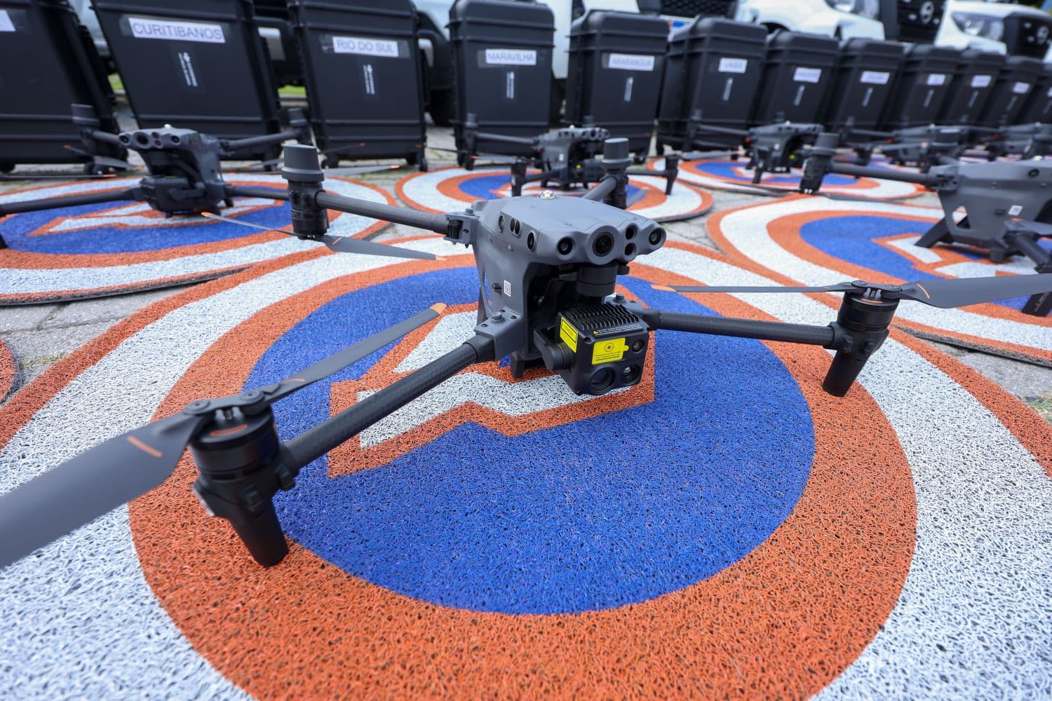 Drones entregues recentemente  para a Defesa Civil ajudaram a identificar tornados no Oeste de SC