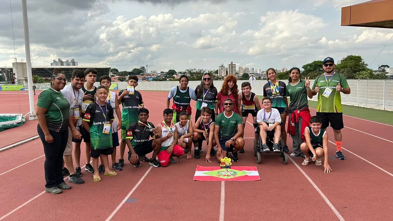 Santa Catarina é vice-campeã das Paralimpíadas Escolares 2024