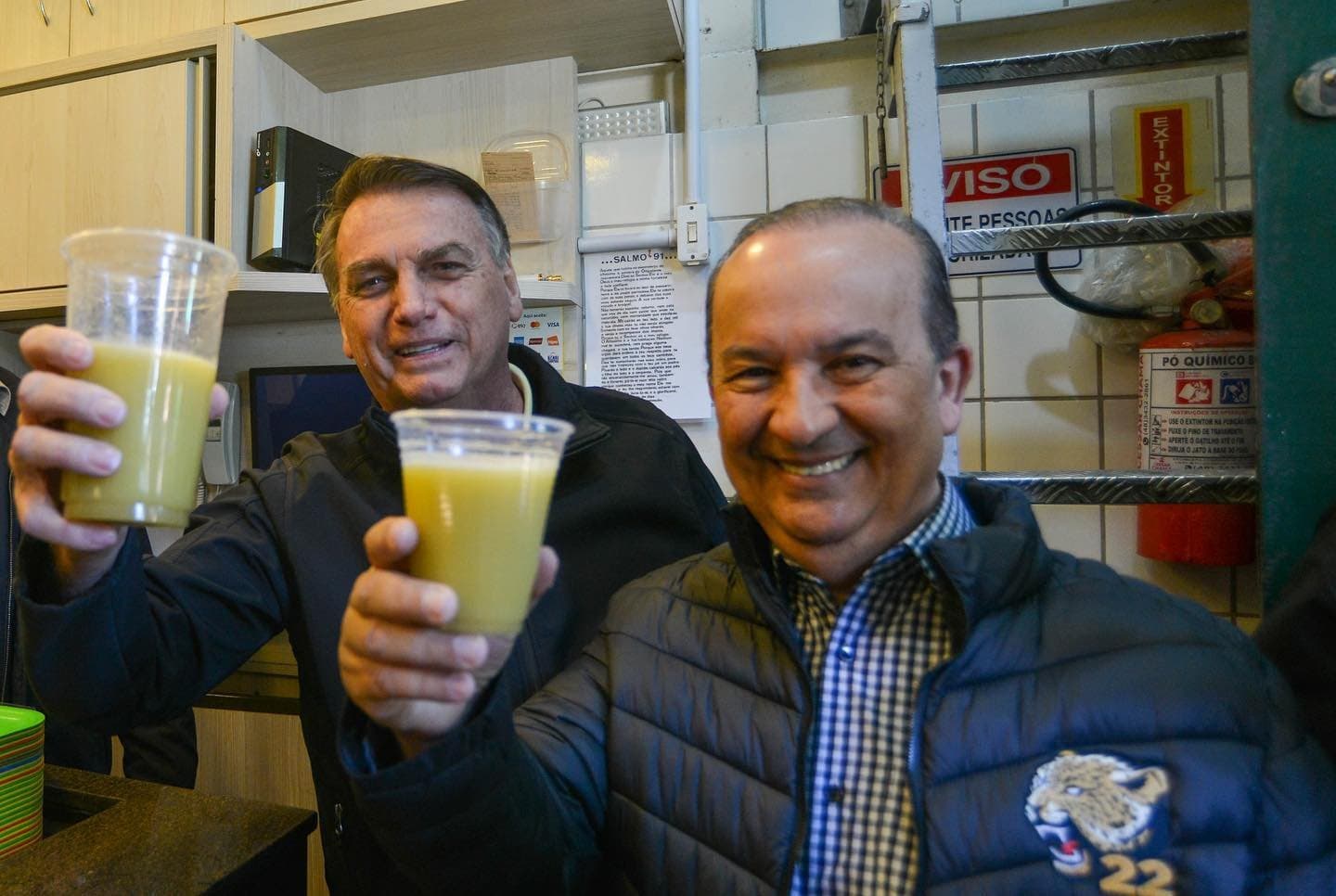 Bolsonaro em Santa Catarina fortalece Jorginho