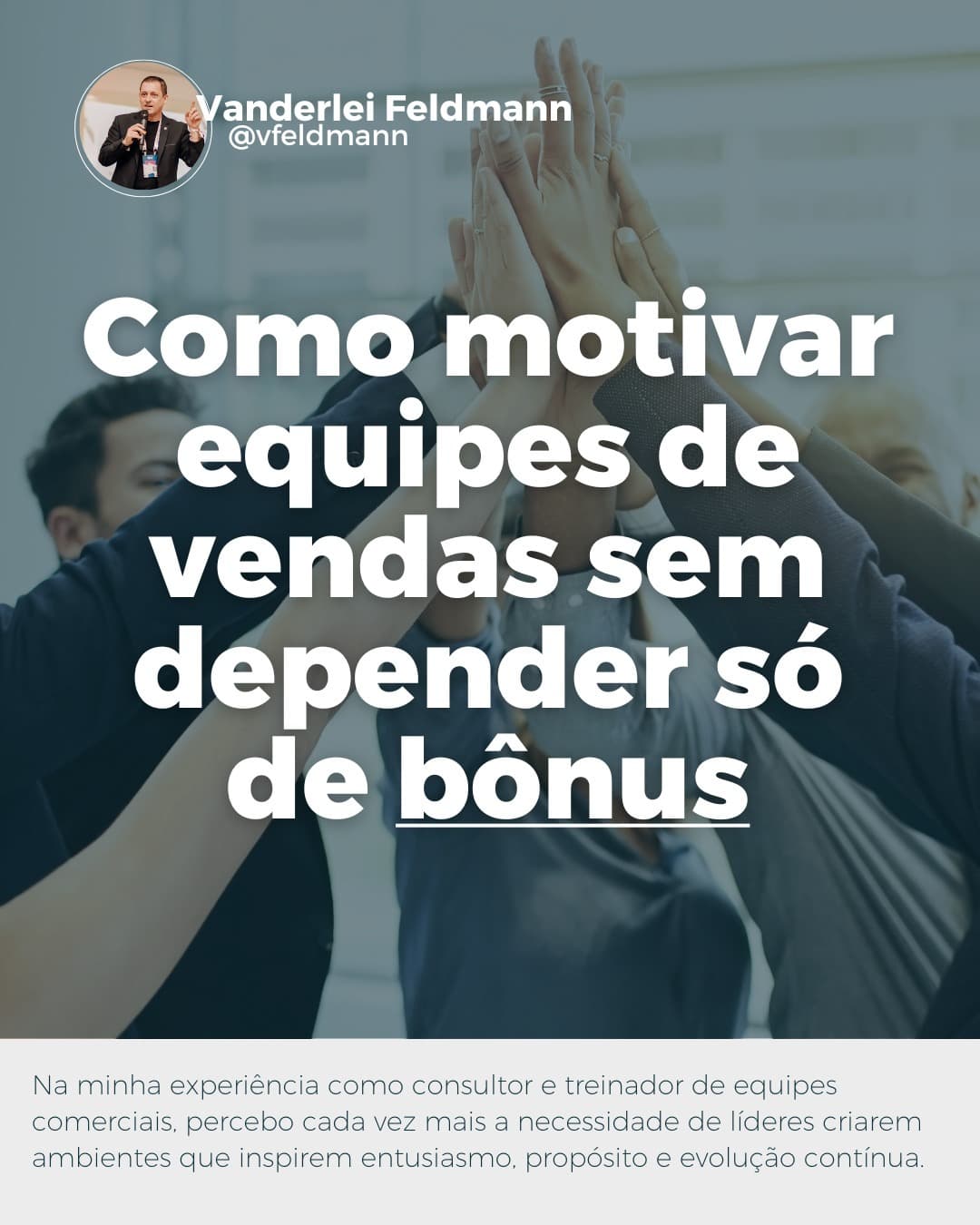 Como motivar equipes de vendas sem depender só de bônus!