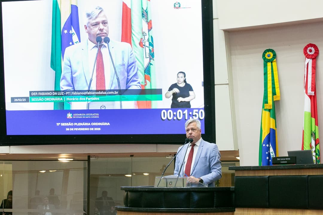 Deputado Fabiano da Luz propõe audiência pública para fortalecer a Celesc