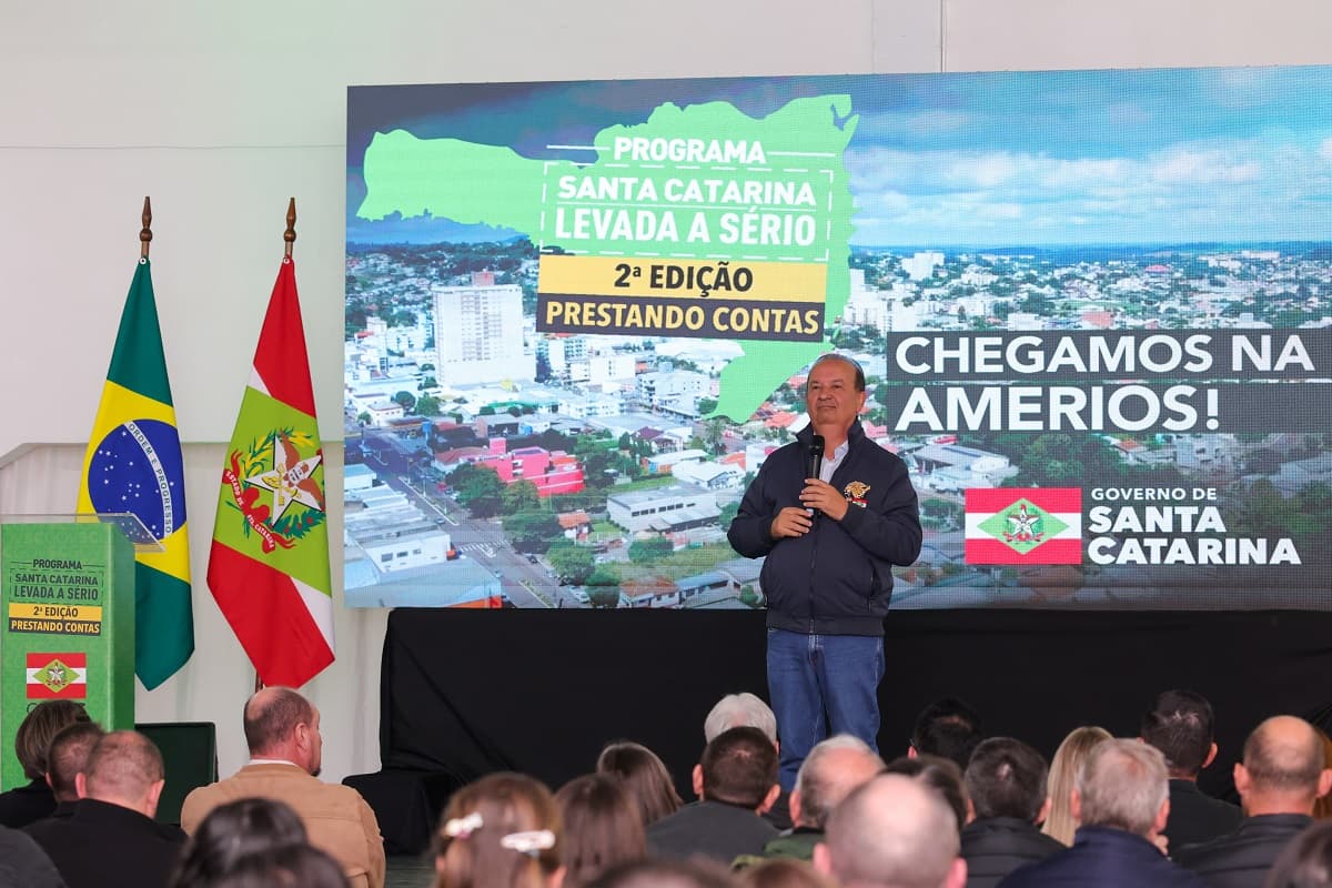 Município recebe mais de R$ 6 milhões em investimentos anunciados pelo governador Jorginho Mello