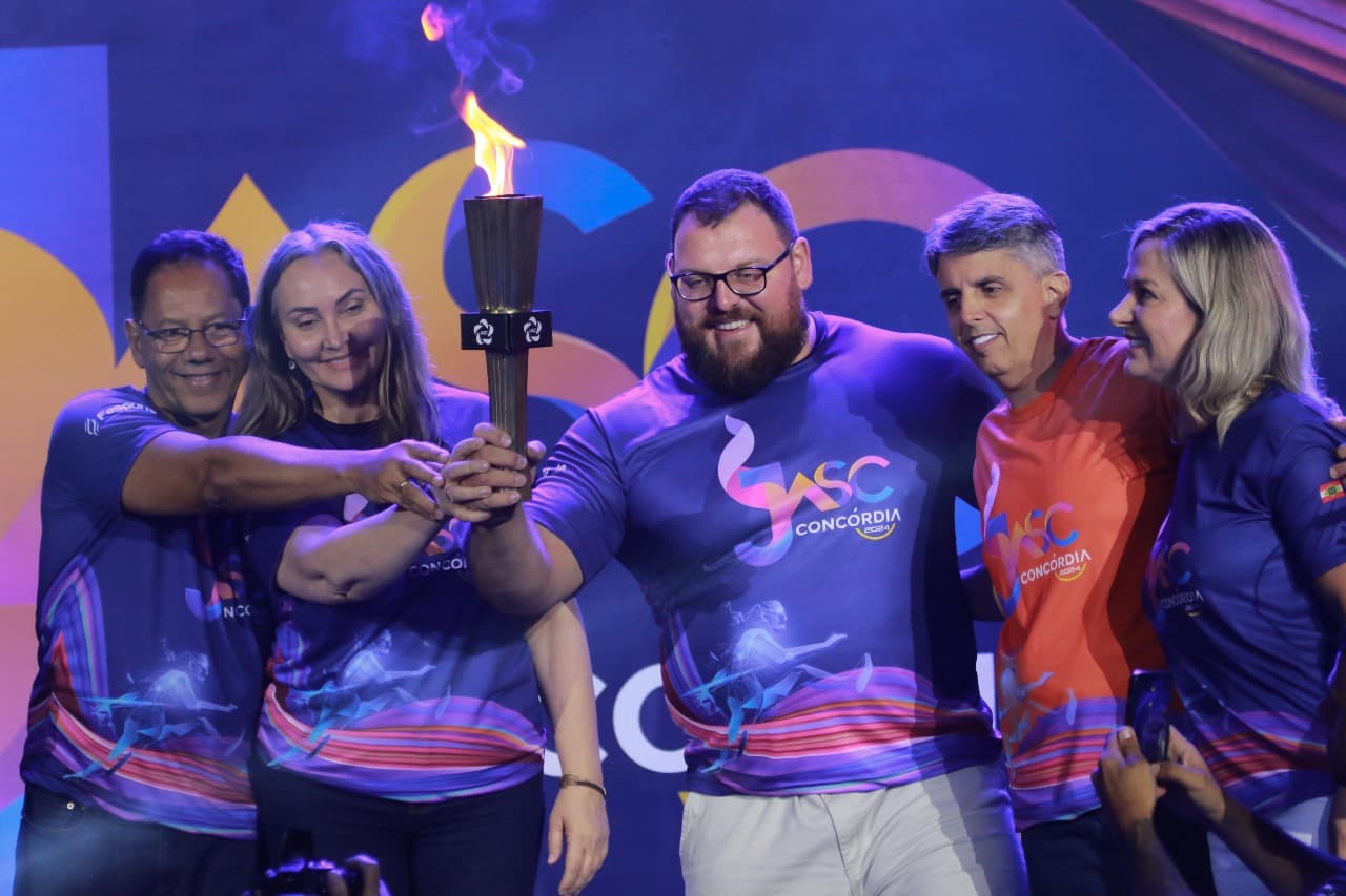 Emoção e ótimo público marcam o início dos Jogos Abertos de Santa Catarina em Concórdia