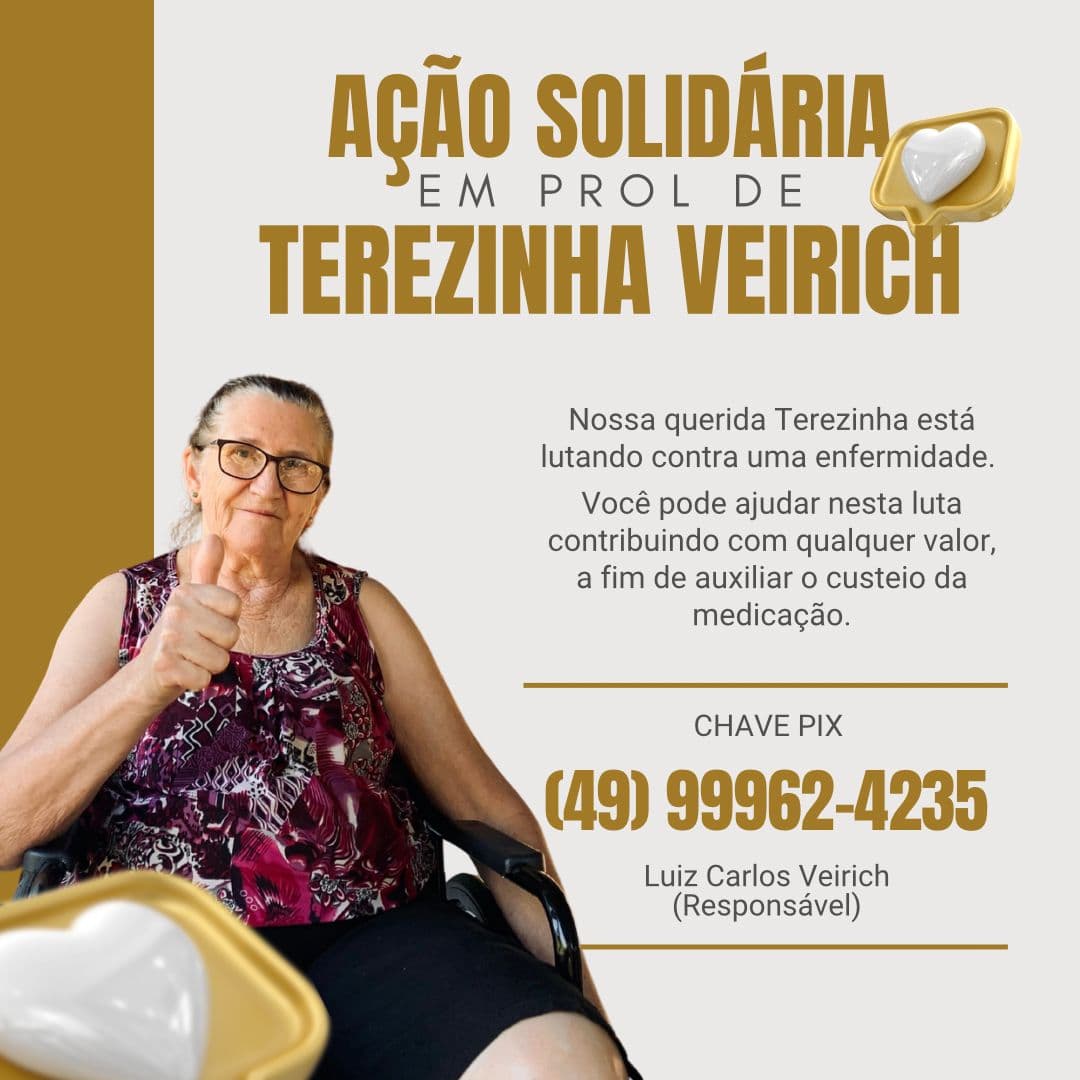 Comunidade de Águas Frias se mobiliza em ação solidária para ajudar aposentada em tratamento contra câncer