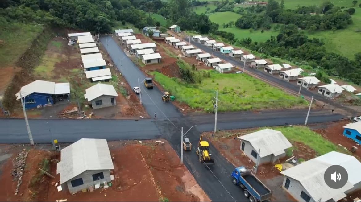 Ruas do Loteamento Bem Viver ganham pavimentação asfáltica 