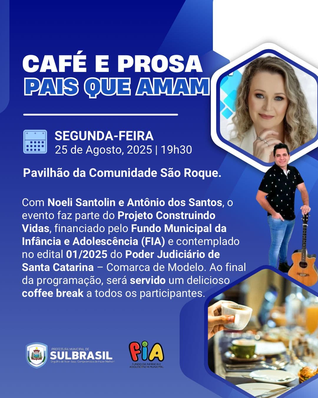 Sul Brasil promove encontro “Café e Prosa – Pais que Amam!”