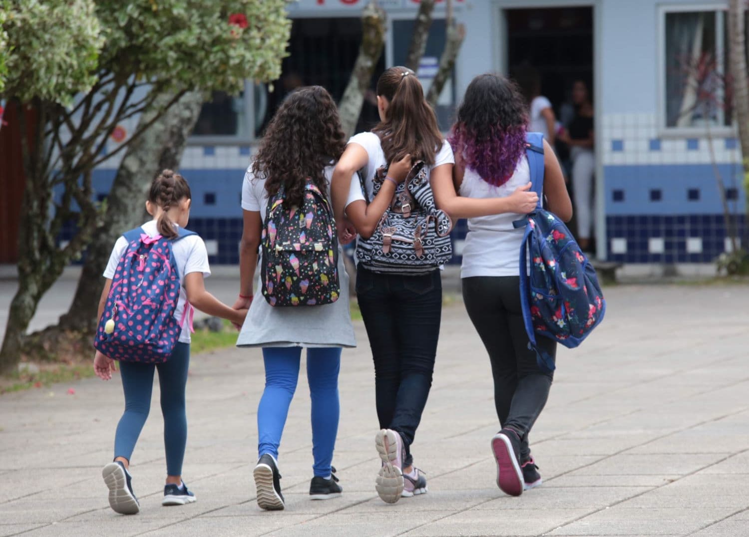 Alunos retornam às aulas em Santa Catarina
