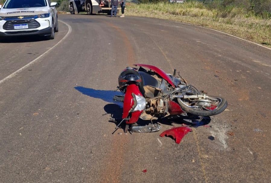 Motociclista vai a óbito no interior de Pinhalzinho