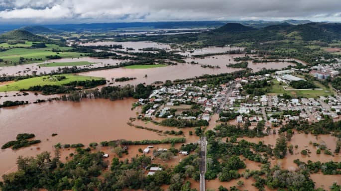 Jaguari em alerta: Prefeitura emite ordem de evacuação imediata por conta de enchente