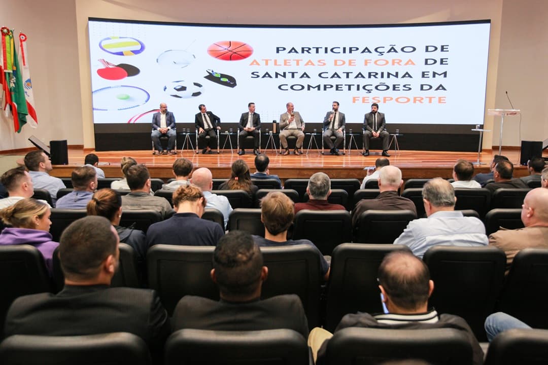 Audiência Pública debate a participação de atletas de fora de SC em competições da Fesporte
