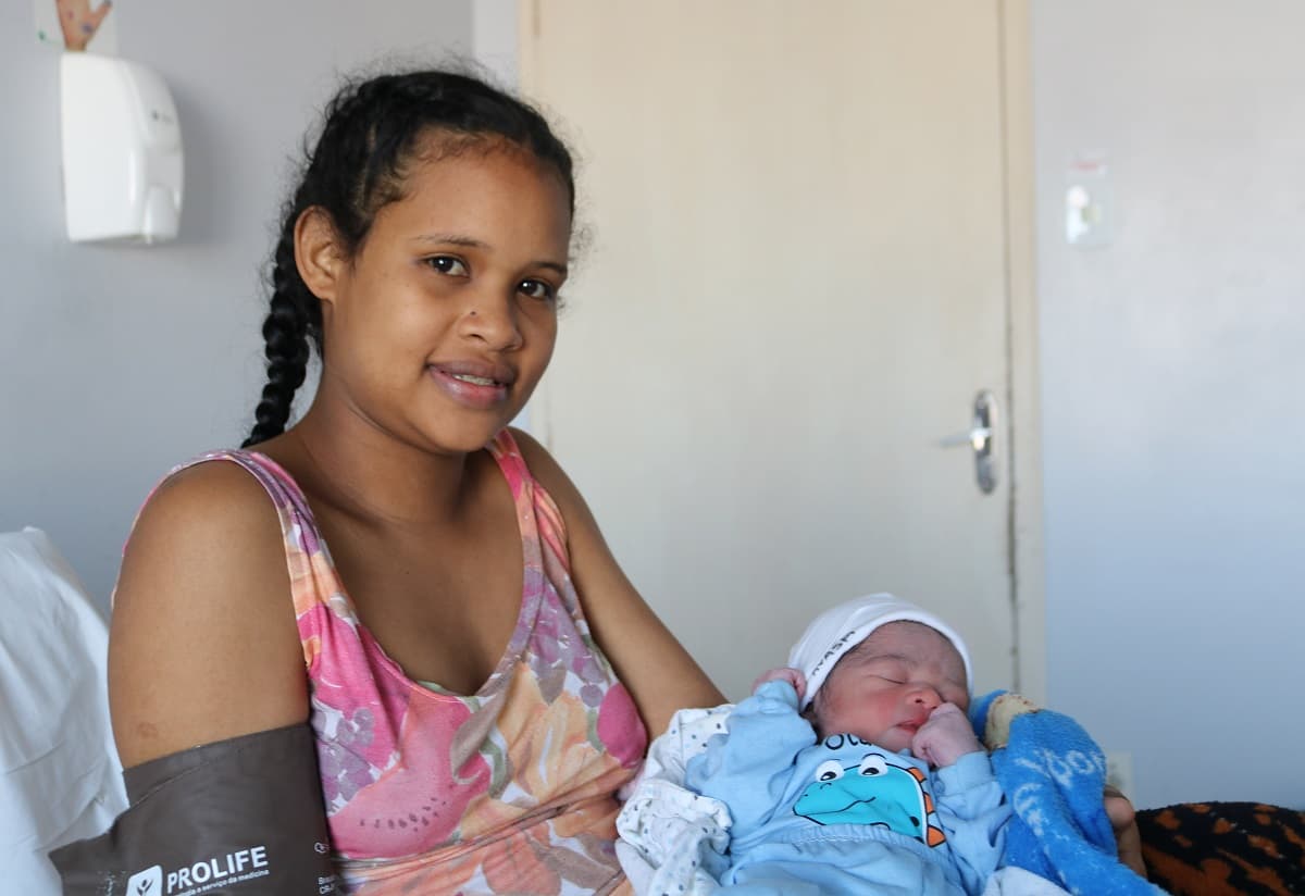 Bebê nasce de forma inesperada em Pinhalzinho