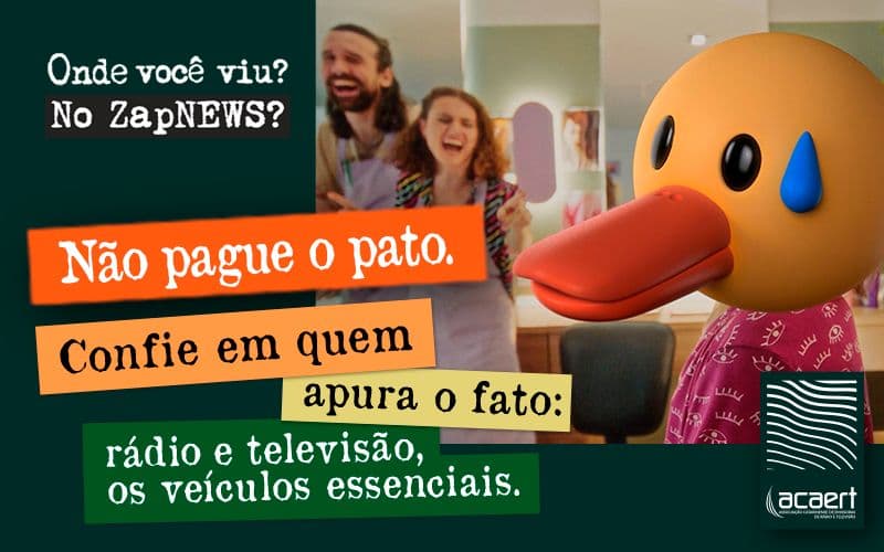 ACAERT lança nova etapa da campanha contra as Fake News