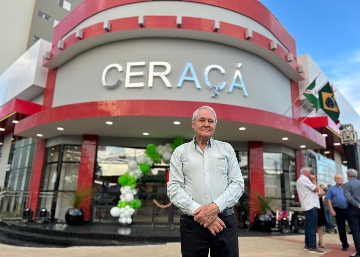 Presidente Samuel Thiesen comemorou novo investimento (Foto: Renan Ribeiro)