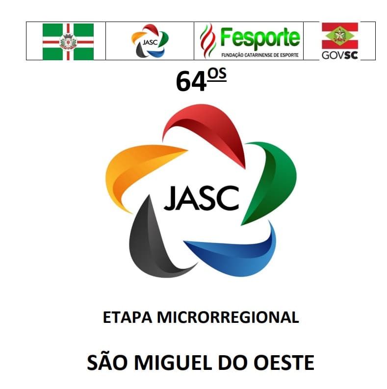Pinhalzinho disputará quatro modalidades na Etapa Microrregional do Jasc