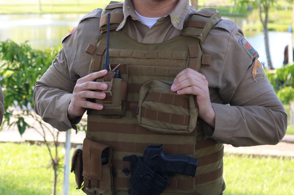 Novo fardamento da PM em Santa Catarina (Foto: Polícia Militar)