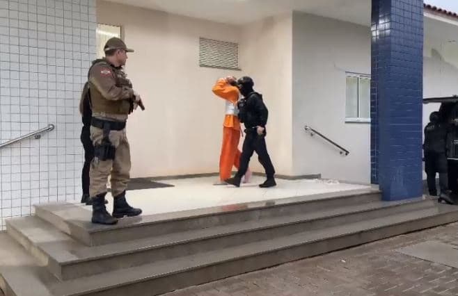 Escolta de Fabiano Kipper Mai (Foto: Henrique Paulo Koch)