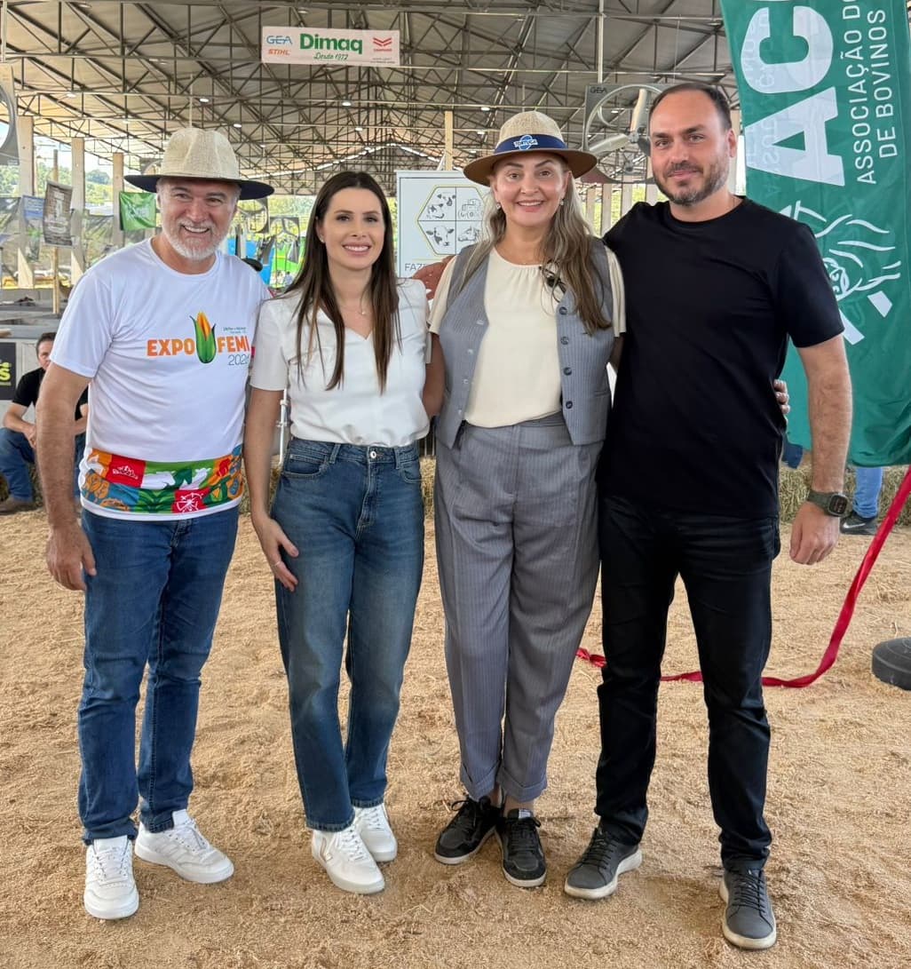 Daniela cumpriu agenda no Oeste de SC (Foto por Ascom)