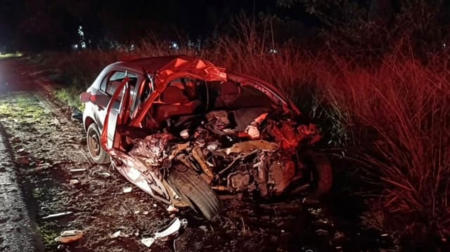 Idoso morre em batida frontal no Oeste