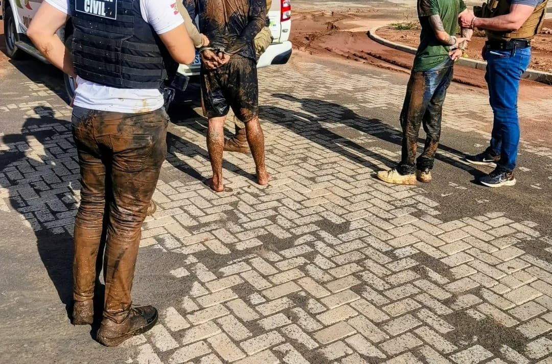 Envolvidos foram presos (Foto por Polícia Civil)