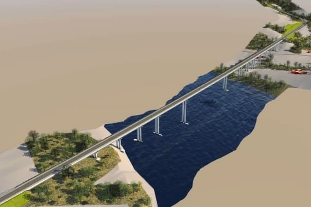 Ponte de R$ 379 milhões promete acabar com travessia de balsa