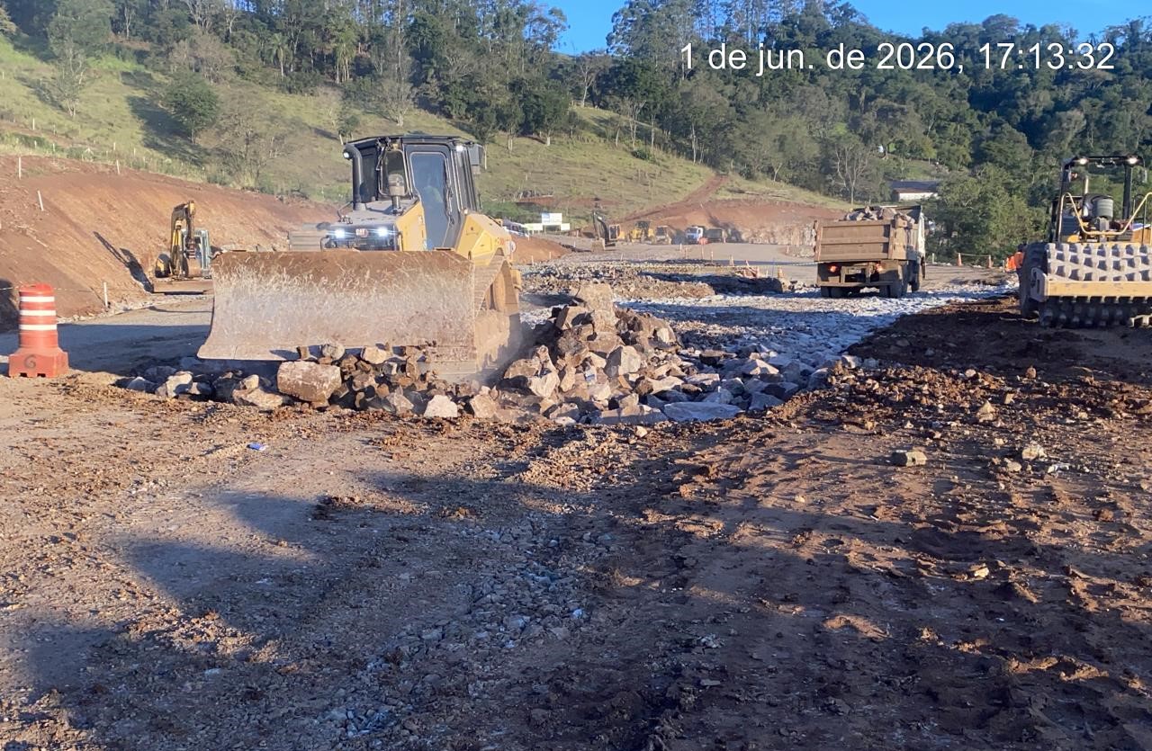 Estrada Boa: obras na SC-492 entram na reta final entre Romelândia e São Miguel da Boa Vista