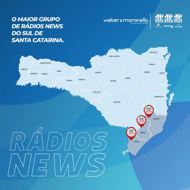 Jovem Pan Criciúma 104,3 passa a operar como Jovem Pan News Araranguá e reforça jornalismo no Sul do Estado
