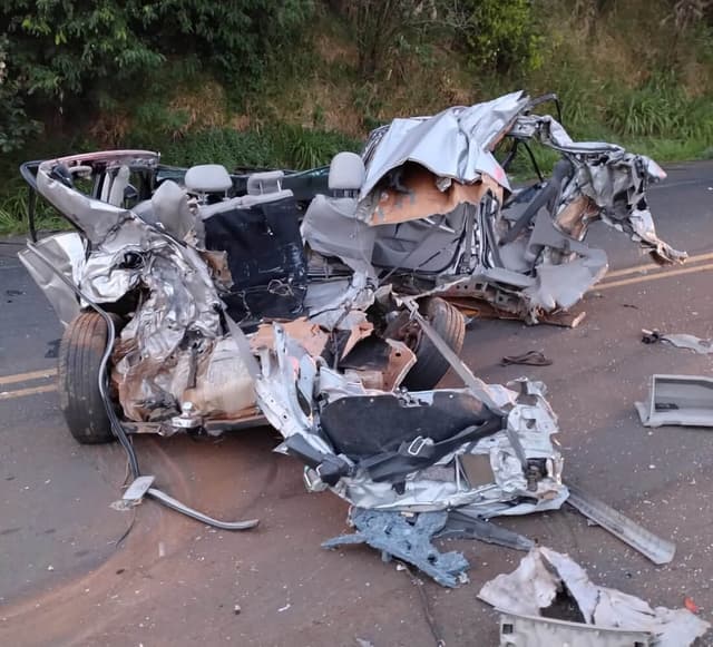 Acidente com duas mortes no RS envolveu carro emplacado em Pinhalzinho