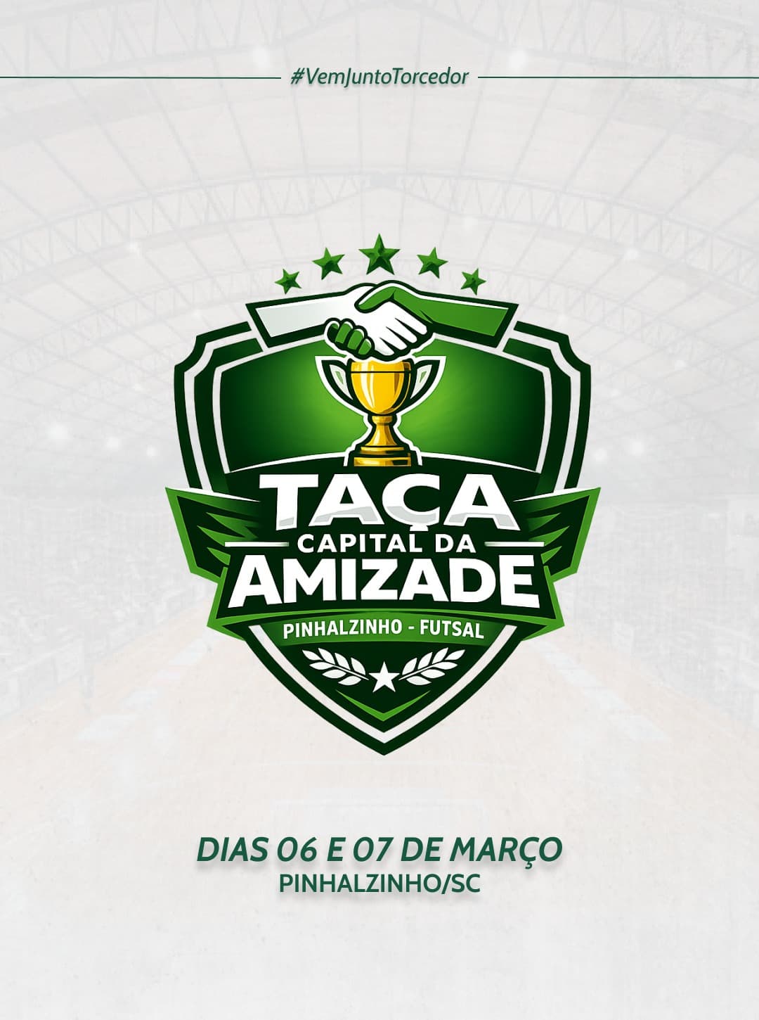 Pinhalzinho vira capital do futsal neste fim de semana com a Taça Capital da Amizade (Foto por Ascom)