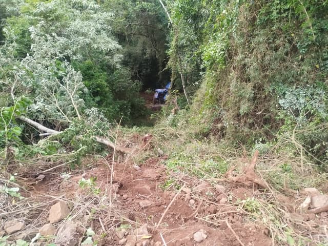 Vítima espera por horas até alguém perceber que caiu em ribanceira de 80 metros