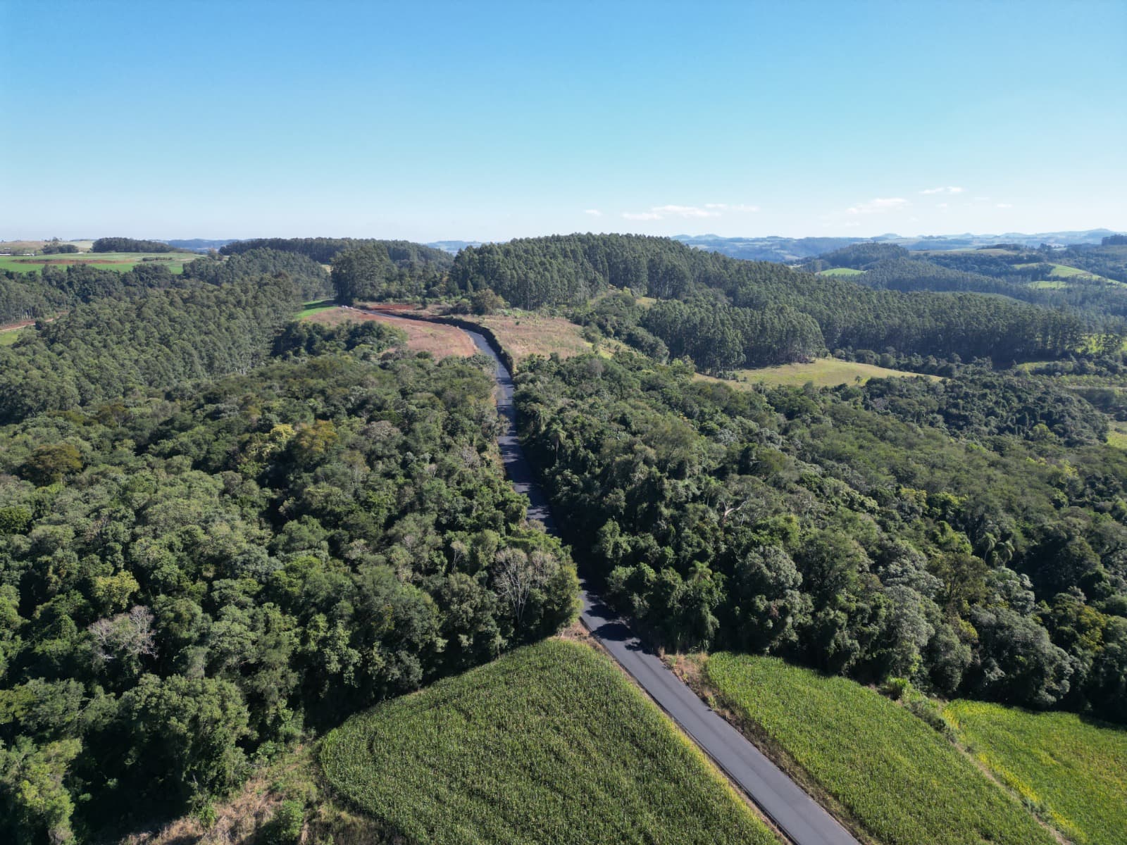 Asfalto entre Sul Brasil e Jardinópolis é concluído e obra entra na reta final