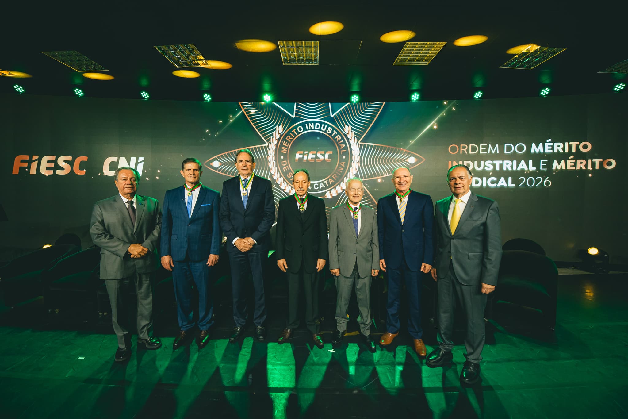 Coragem para empreender: FIESC homenageia industriais que ajudam a transformar Santa Catarina