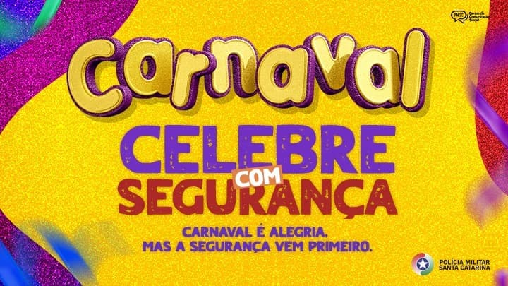 Operação Alegria 2026 mobiliza PMSC para reforçar segurança no Carnaval em SC